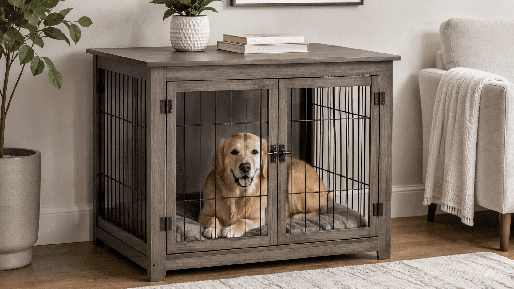 What Amazon Basics Furniture Style Dog Crate Offers for Everyday Dog Comfort