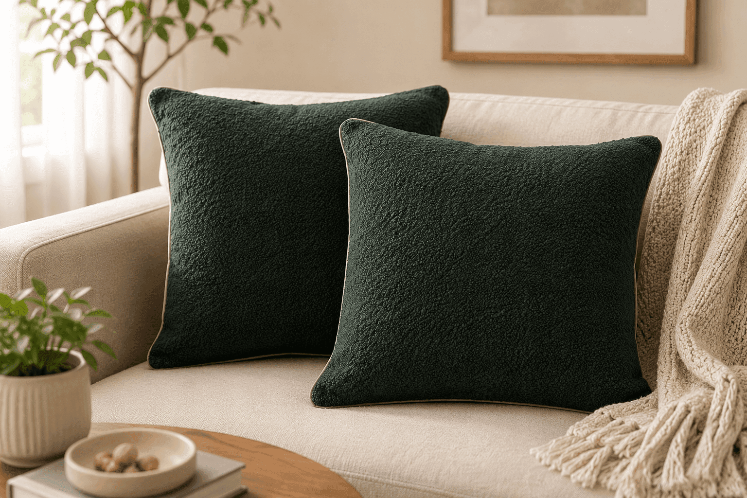 Amazon Basics Boucle Throw Pillow Covers: A Simple Way to Add Texture and Comfort to Your Home