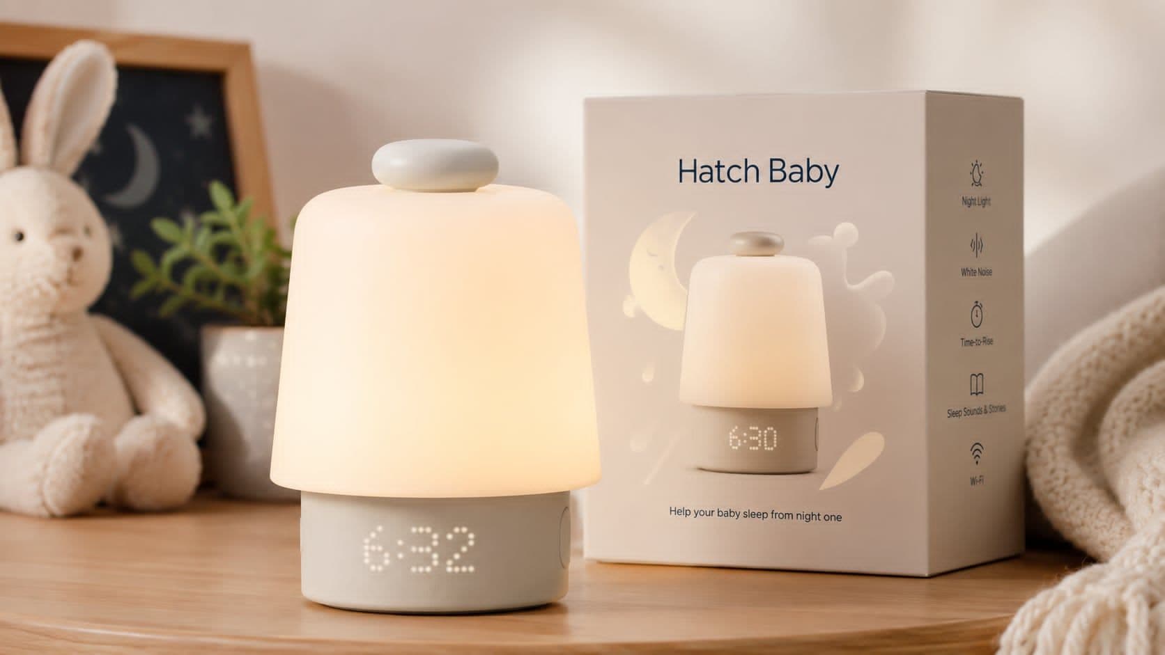 This Hatch Baby Sound Machine Night Light Helps Build Better Bedtime Routines