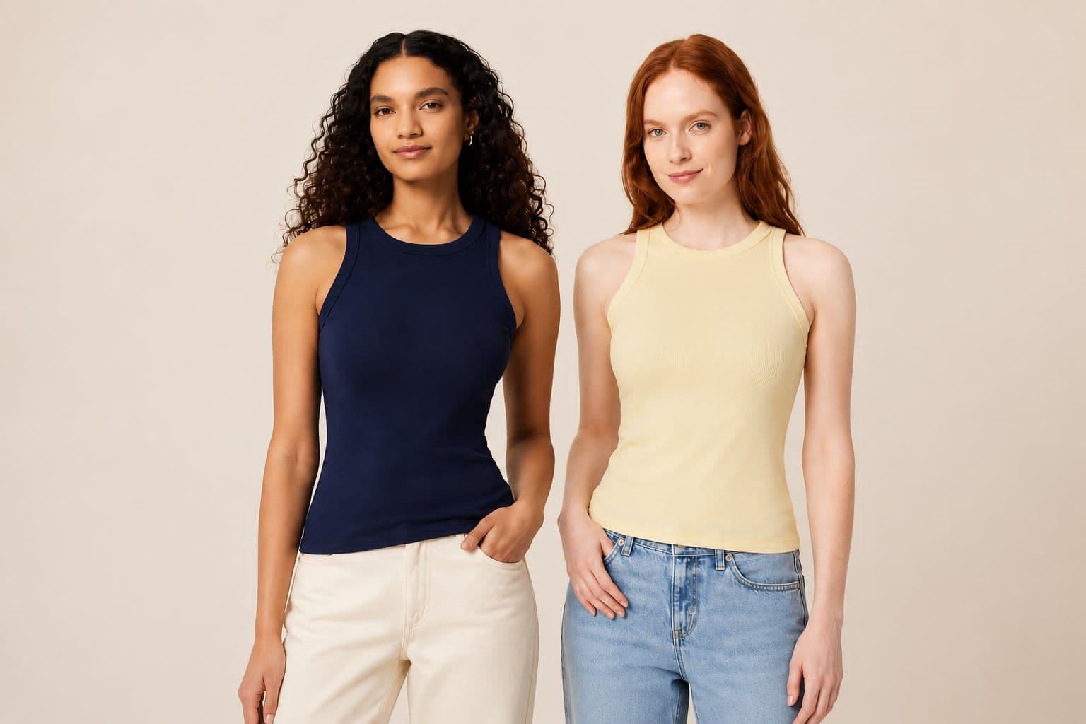 What Makes the Amazon Essentials Women's Slim-Fit High Neck Ribbed Tank a Popular Everyday Basic?