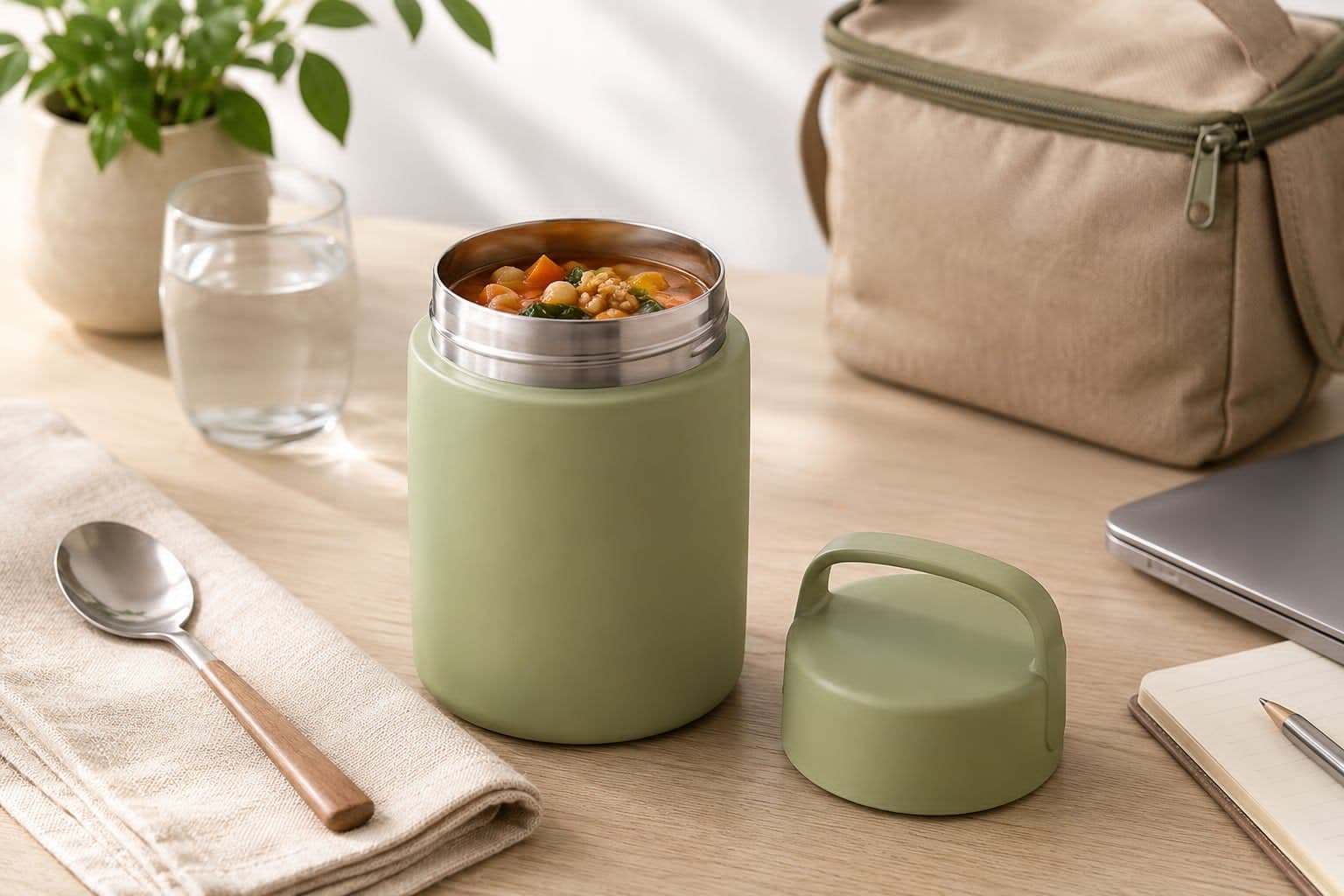 How the Amazon Basics Insulated Food Jar Helps Keep Food Hot for Hours