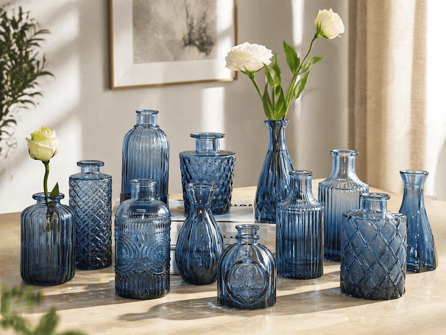TBWIND Blue Glass Bud Vases Set: Complete Product Guide