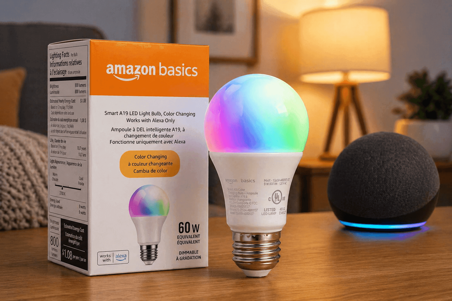 Amazon Basics Smart A19 LED Light Bulb: Full Review, Features, Pricing & Smart Home Value
