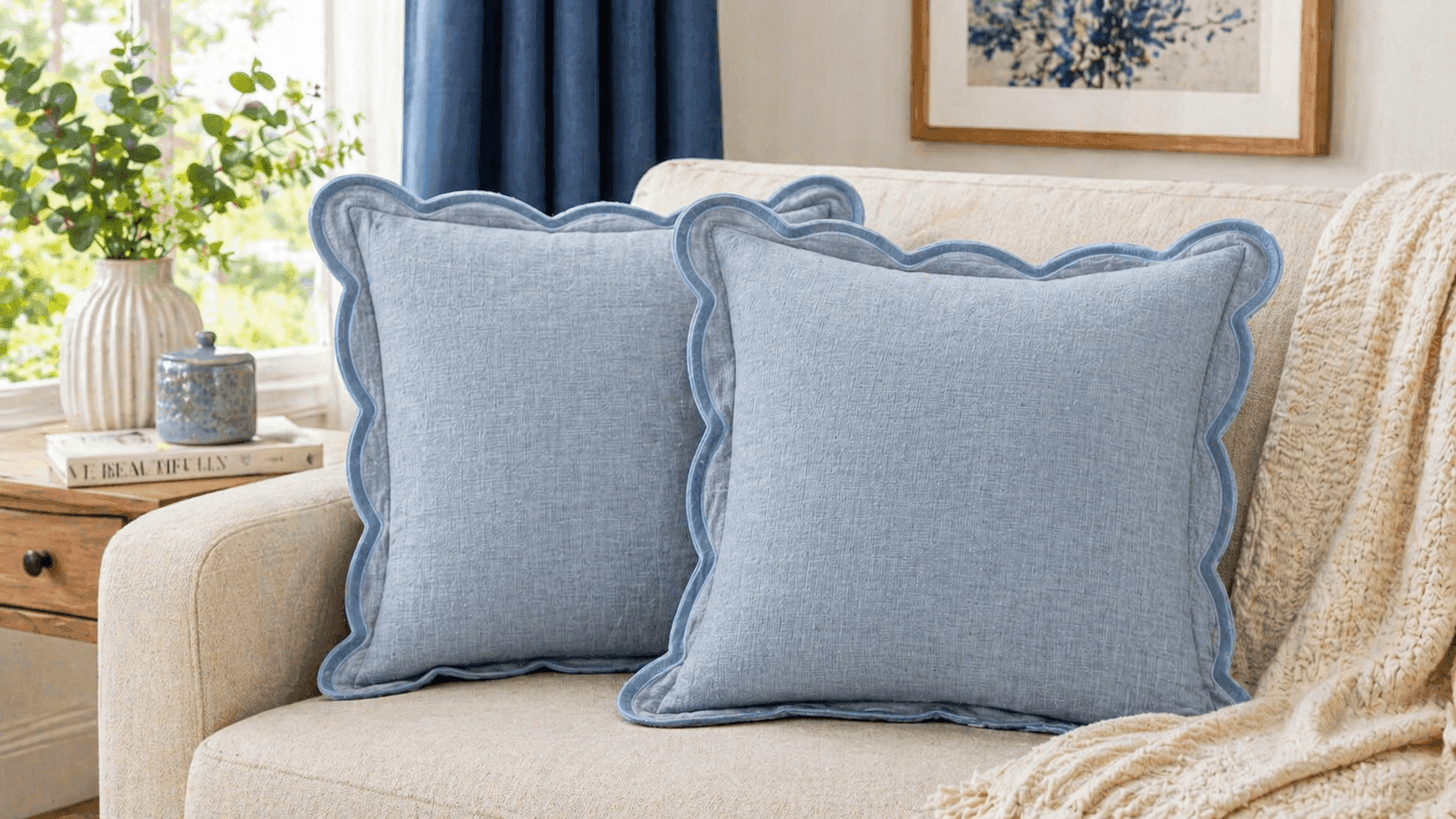 Ohocut Scalloped Pillow Cover: A Stylish Upgrade That Actually Works