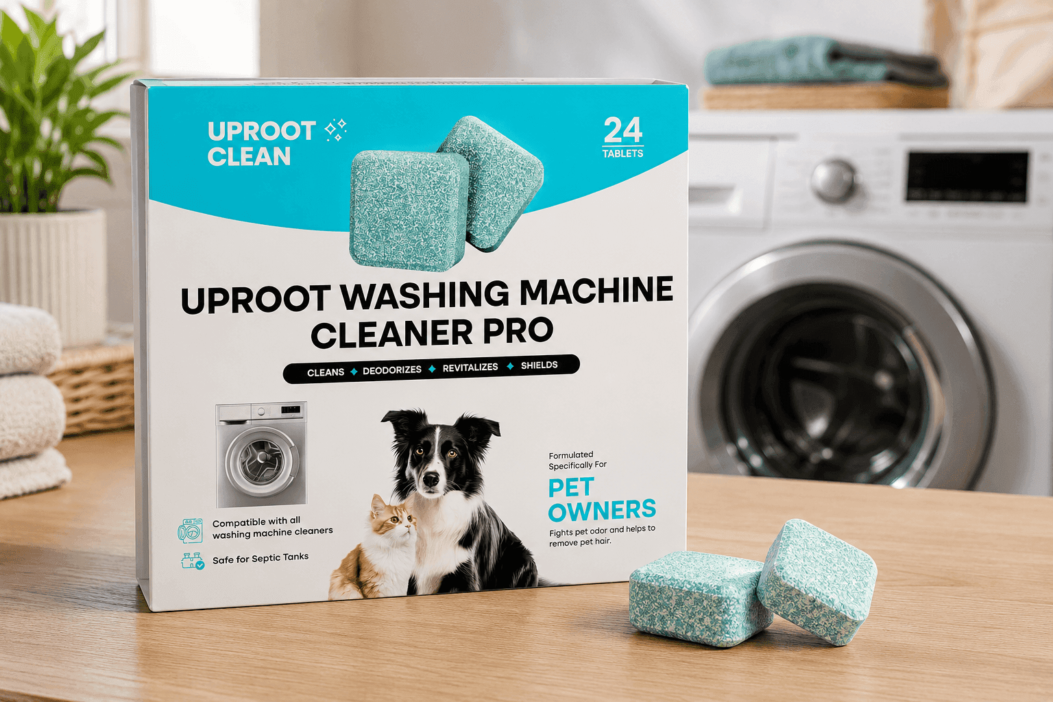 How Uproot Clean Washing Machine Cleaner Tablets Help Remove Washer Odors