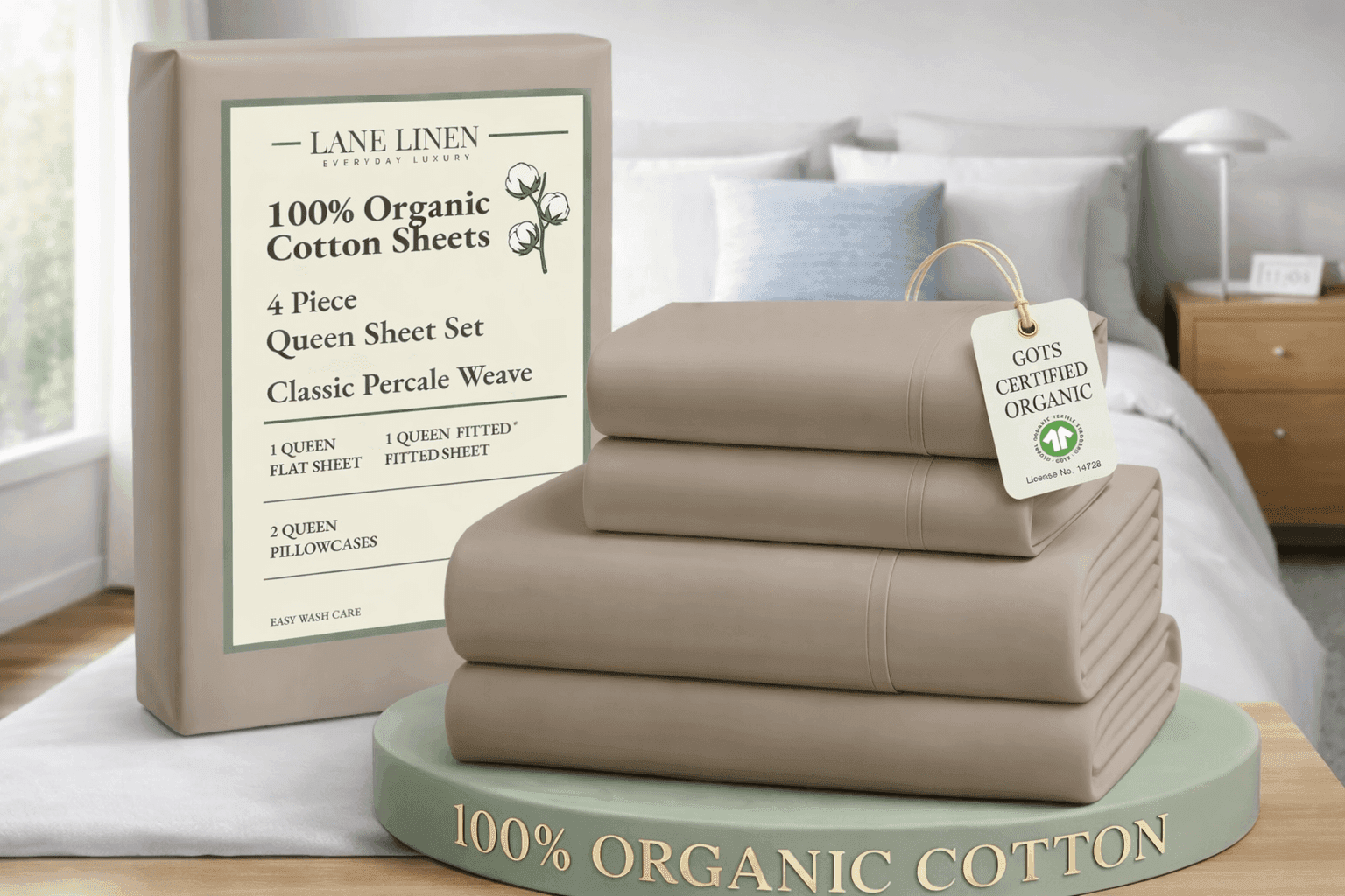 LANE LINEN 100% Organic Cotton Sheets Set: Honest Review, Comfort, and Value