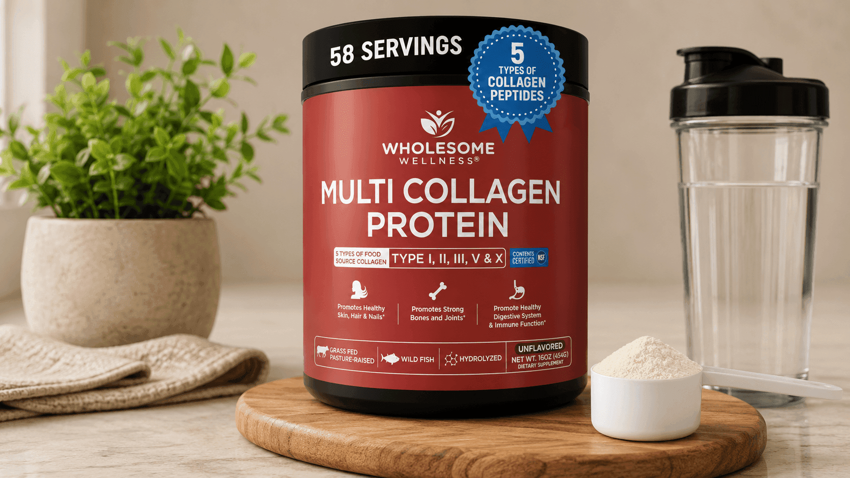 What Makes Wholesome Wellness Multi Collagen Protein Powder Stand Out